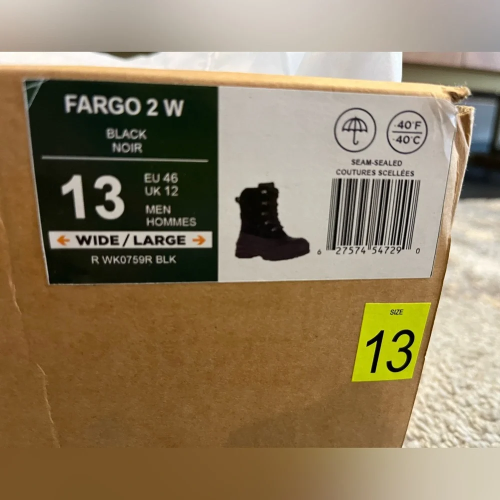 NWT Men’s Kamika Sz.13w Snow Boots